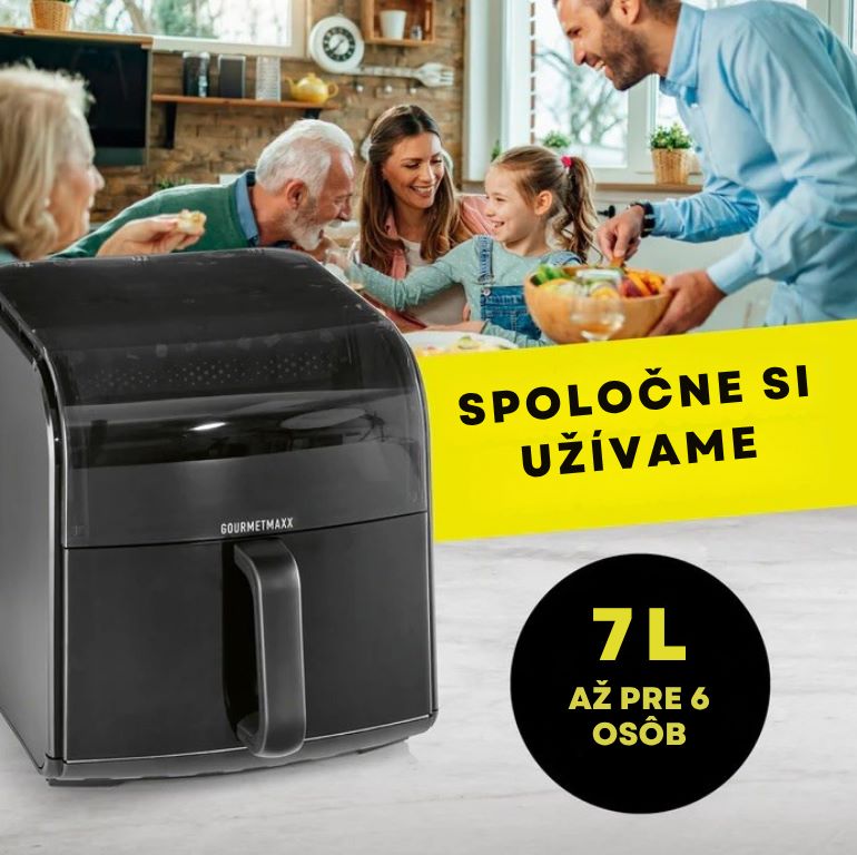 GourmetMaxx Teplovzdušná fritéza 7l s panoramatickým okienkom 19149 (6)